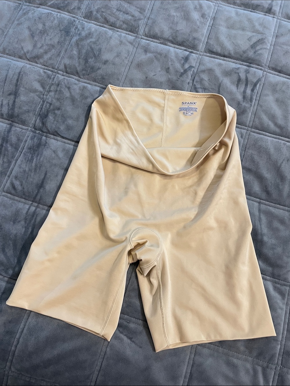 SPANX Nude/Tan High-Waist Shaping Shorts - Picture 1 of 6